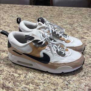Nike Women's Sneakers - White, Tan, Black